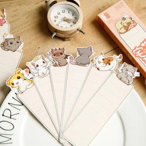 Kawaii Cat Bookmarks - 5pcs